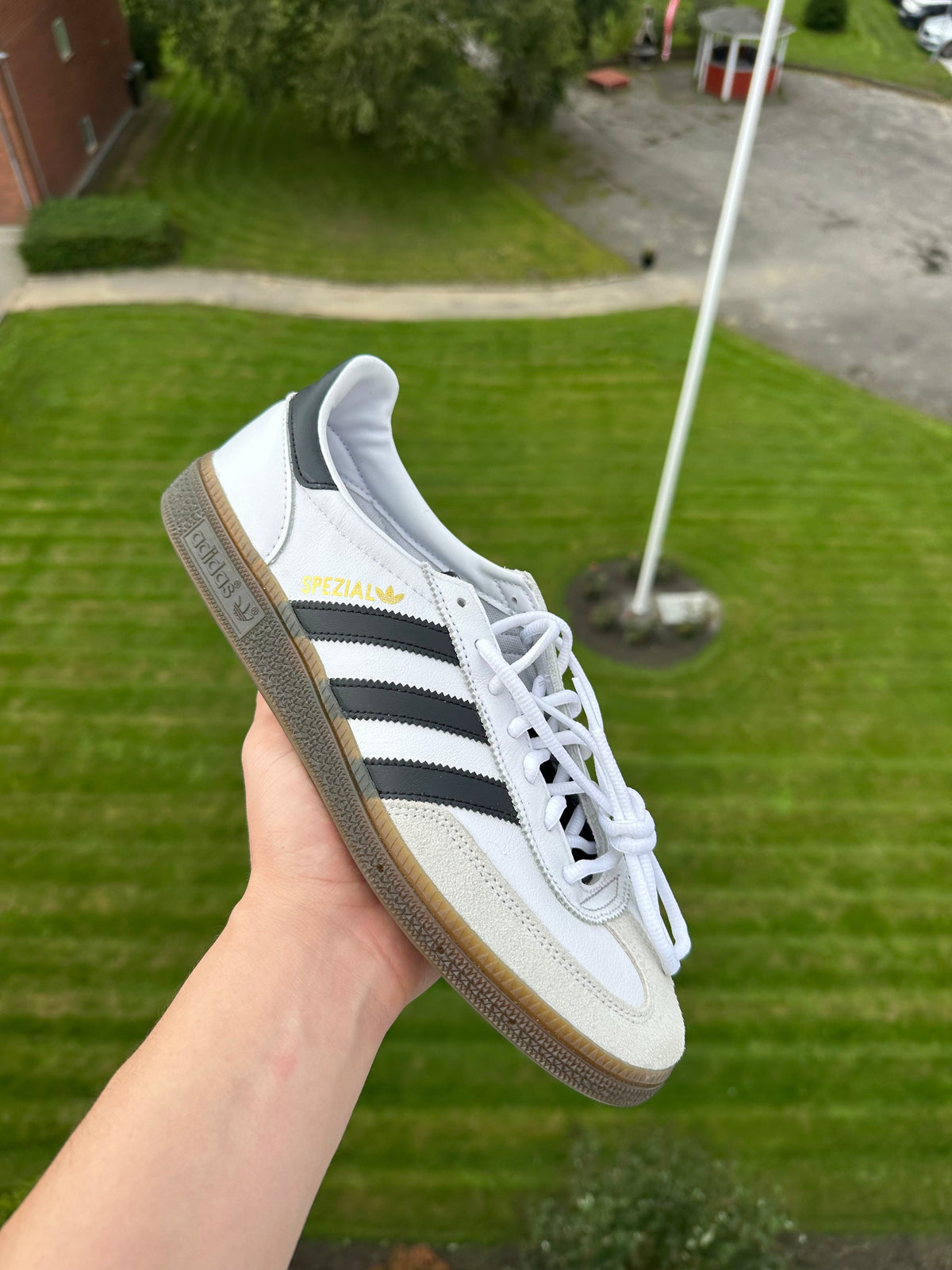 adidas Handball Spezial White Black Gum